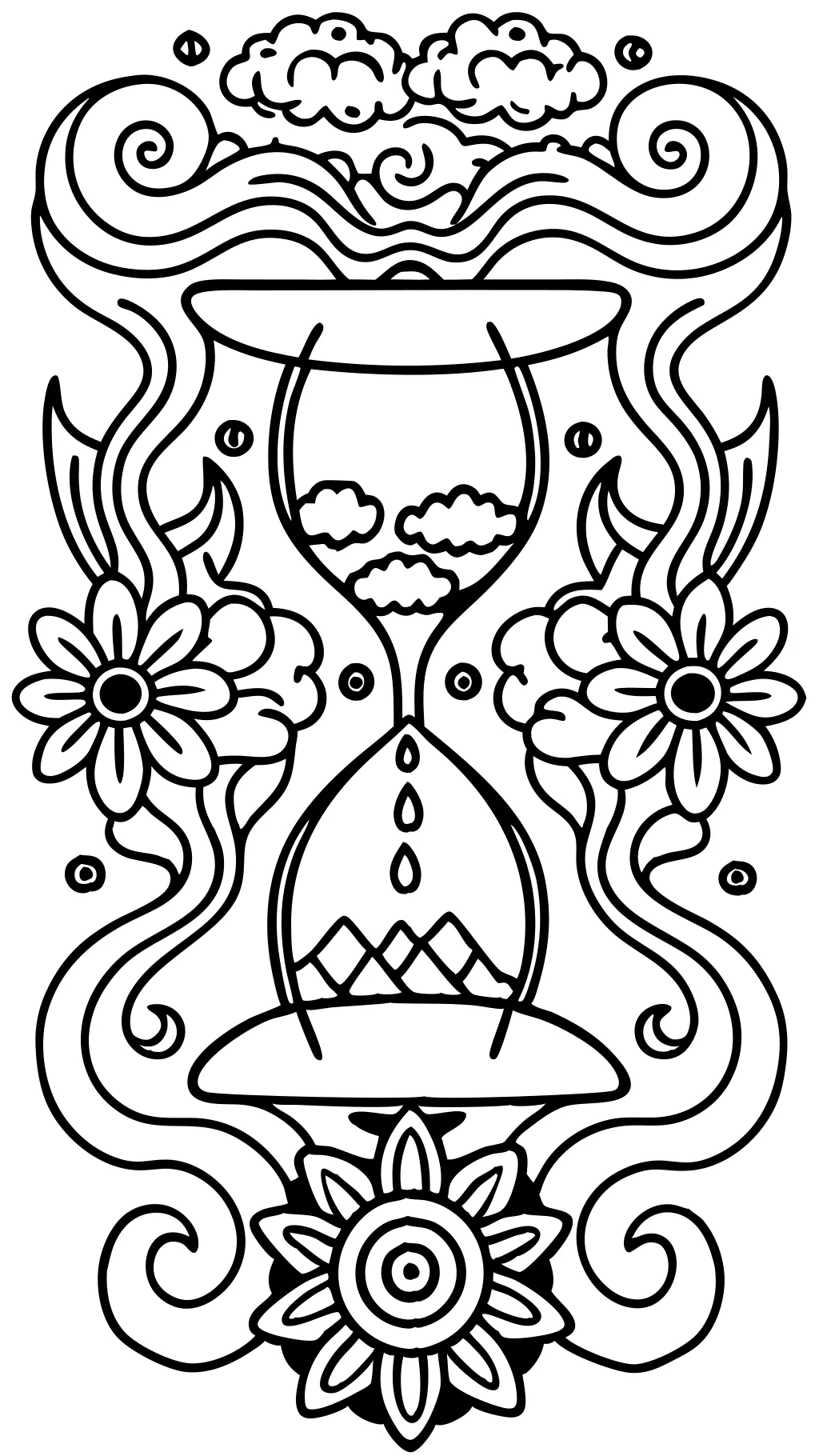 anxiety coloring page